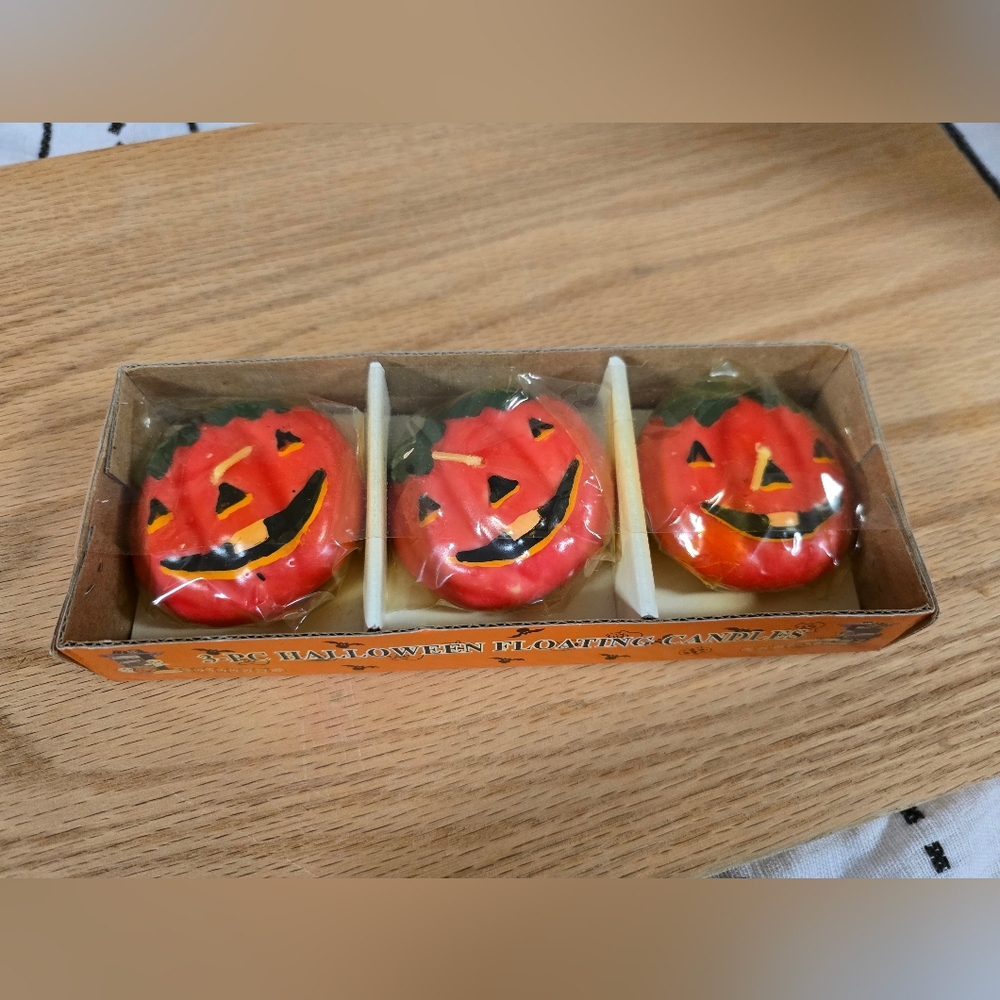 Halloween Pumpkin Floating Candles, 2000